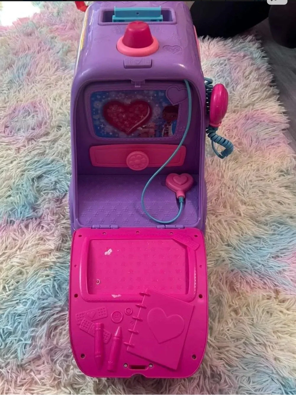 Disney Junior Doc McStuffins Get Better Talking Mobile Doctor Car RARE HTF